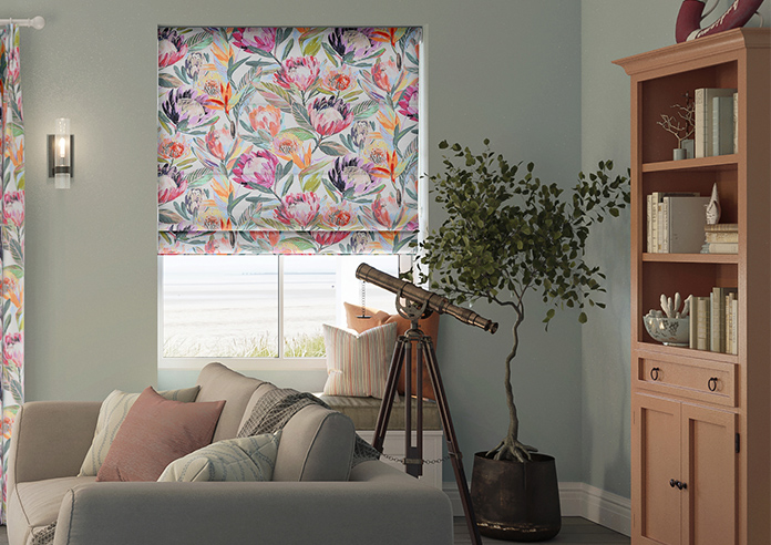 Ophelia, Rainbow - Twist&Fit Roman Blind - Image 3